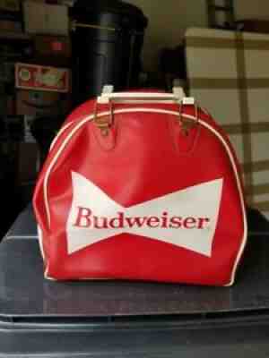 Ultra Rare Authentic Vintage BUDWEISER King of Beer Bowling Ball Bag w/ Handle!!