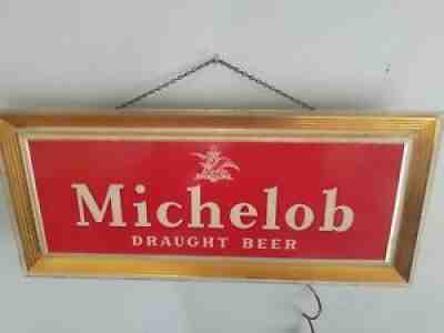 1940s Michelob beer back bar light up sign Anheuser Busch st louis Budweiser