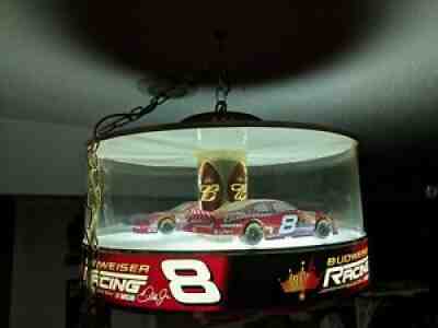 Rare BUDWEISER Beer Carousel Light Dale Earnhardt JR ReadDescription Racing Sign