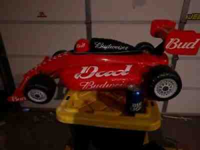 inflatable Budweiser Nascar Race Car Indy Formula Bud Beer Blow-Up Promo Display