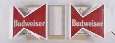 Vintage 1958 BUDWEISER SIGN KING OF BEERS Beer Light