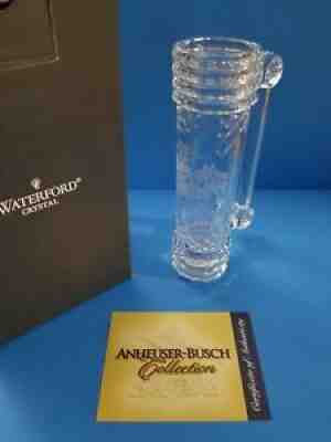 2008 Waterford Crystal Stein Anheuser Busch Original Clydesdale Hitch 1933 CS691