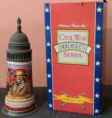 Anheuser Busch Civil War Commemorative Series Stein - Robert E. Lee