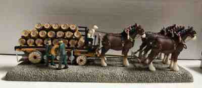 Anheuser-Busch Budweiser Clydesdale Five Horse Hitch 13