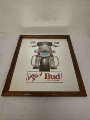 Vintage Budweiser Motorcycle 