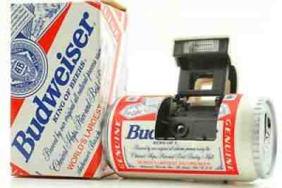 NOS MINT IN BOX BUDWEISER BEER CAN VINTAGE FILM CAMERA #7 FOR CHRISTMAS GIFT!