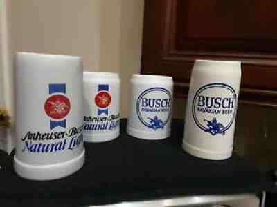 Ceramarte Brazil Blue Ring Busch Bavarian Stein Natural Light Red Ribbon Sets