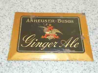 Vintage Anheuser-Busch Ginger Ale TOC Sign