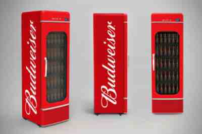 Office Bud-E Fridge Budweiser Refrigerator