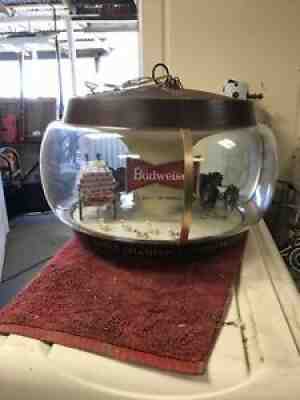 budweiser clydesdale carousel light Vintage