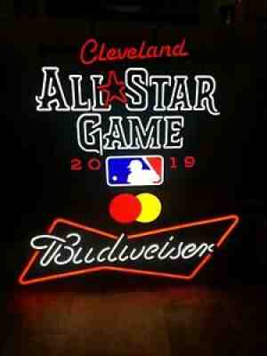 Beer Sign .. Budweiser .. All Star Game .. Baseball .. St. Louis