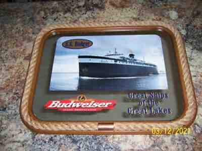 RARE BUDWEISER Great Ships of the Great Lakes SS BADGER Mirror 27