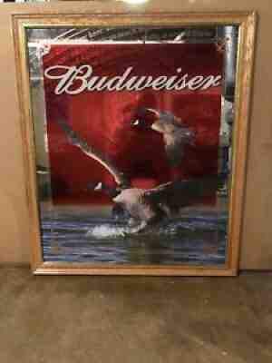 Budweiser Geese Hunting Beer Mirror