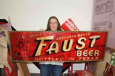 Rare Large Vintage c.1933 Anheuser Busch Faust Budweiser Beer 54