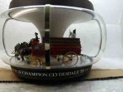 VERY RARE - Budweiser Clydesdales Parade Motion Carousel. Lighted Pub Sign.