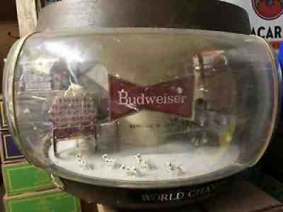 Antique Budweiser World Champion Clydesdale Sign