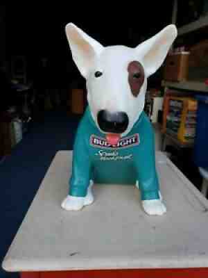 Spuds Mackenzie Blow Mold Light Lamp Fixture Bud Light Dog Bar Light Rare 1980s