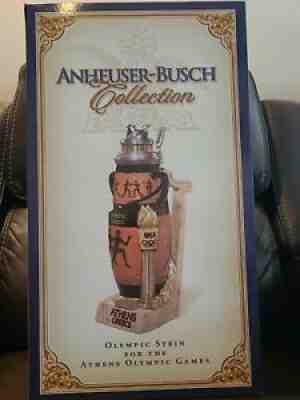 Anheuser-Busch Collection - 2004 Athens Olympic Games Stein In Box 18 1/2