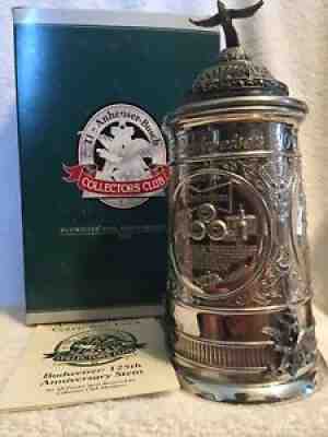 Anheuser Busch Budweiser 125th Anniversary Stein CB20 (signed)