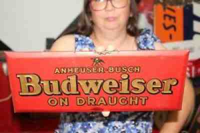 Vintage 1930's Anheuser Busch Budweiser Beer On Draught 15