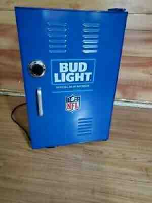 Bud Light Locker NFL PROMO MiniFridge Royal Blue ONE OF A KIND!!