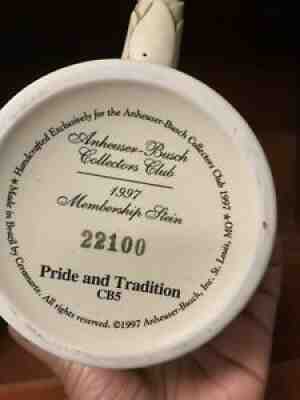 â?? Pride And Traditionâ? collectors beer mug