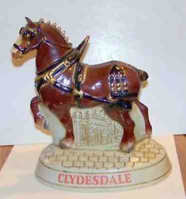 1976 ANHEUSER-BUSCH BUDWEISER CLYDESDALE DECANTER CS=33-NEAR MINT-RARE