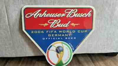 Budweiser Anheuser Busch 2006 Fifa World Cup Beer Sign Used Condition