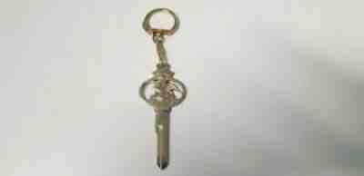 RARE 1940 Anheuser Busch Keychain Honorary Budweiser Brewmaster 7 Golden Keys A