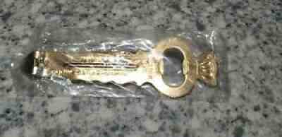 RARE NEW Vintage Budweiser Honorary Brewmaster 7 Golden Keys Beer Bottle Opener