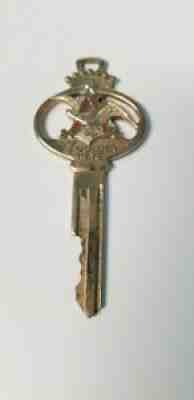 RARE 1940 Anheuser Busch Keychain Honorary Budweiser Brewmaster 7 Golden Keys A