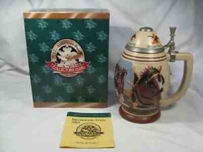 Budweiser Anheuser Busch Living the Legacy Members Only 2001 CB17 Stein. #1