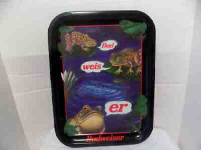 Budweiser Frogs 1996 Serving Tray Bud-Weis-er