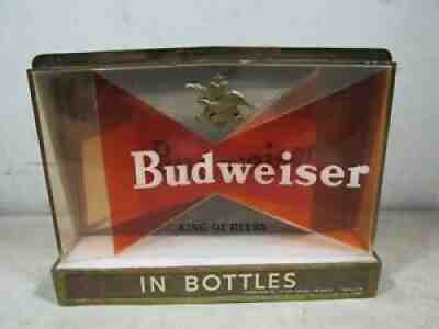 Vintage 1957 Budweiser Beer Lighted Sign Bar Light Display