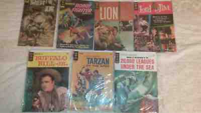 Lot 7 Gold Key/Whitman Golden Age Comics (1954+)Twilight Zone Tarzan GD-FN