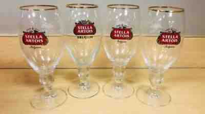 Case Of 24 NEW Stella Artois Chalice 40 CL Beer Glasses Pub Bar Goblet Man Cave