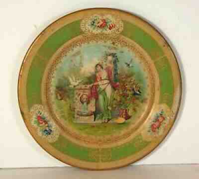 ca1905 HORLACHERS PERFECTION BEER TIN LITHOGRAPH ADVERTISING TRAY / PLATE