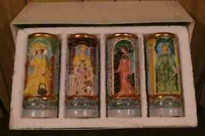 1973 Budweiser Girls Set of 4 Steins