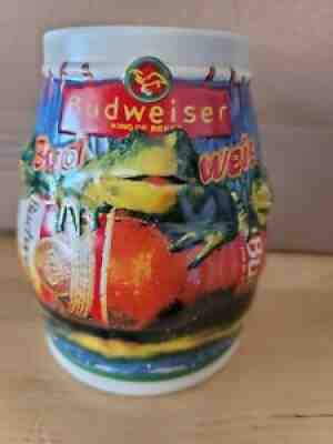 Budweiser 1996 Bud-Weis-Er Frog Stein CS289 New in box