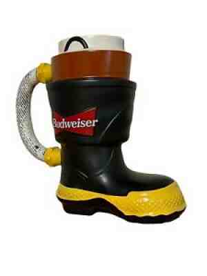 Anheuser Busch Salutes the Firefighters Budweiser Fireman's Boot Beer Stein