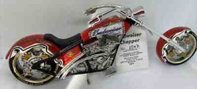 Budweiser Hamilton Collection Motorcycle Chopper