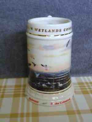 1996 BUDWEISER MICHIGAN DUCKS UNLIMITED STEIN #21 OF 300