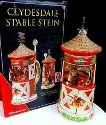 ANHEUSER BUSCH BUDWEISER CLYDESDALE STABLE 1ST EDITION 11.5