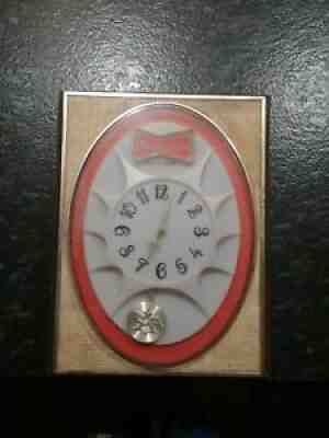 Vintage Bowtie Budweiser King of Beers Pendulum Clock 15