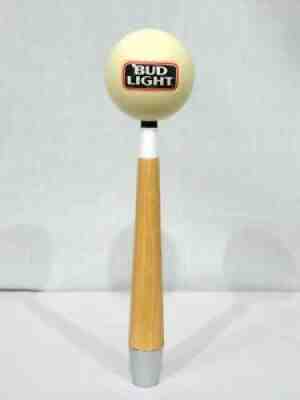 Vintage Bud Light Beer Pool Cue and Ball Tap Handle Knob 9.25â? Kegerator Bar