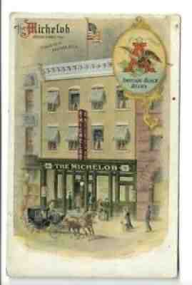 The Michelob Tavern Robert Lohrer St Louis Anheuser Busch Postcard RARE