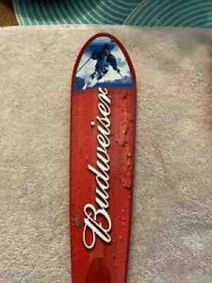 Budweiser Snowboard Figural tap handle.