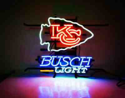 Kansas City Chiefs Busch Light Beer 20