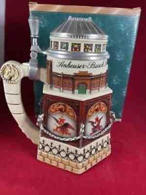 Budweiser Anheuser Busch Clydesdale Stable 1999 Members Only CB11 Stein