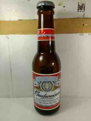 Vintage Snack Factory Budweiser Beer Bottle Coin Bank hd3055